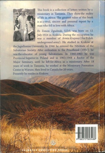Letters from Tanzania. ZENON ZGUDZIAK SDS