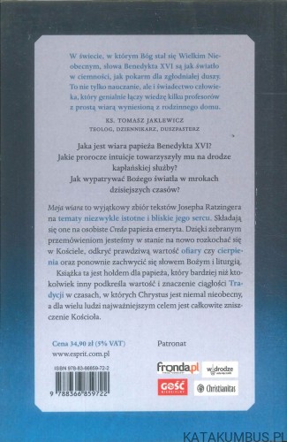 Moja wiara. BENEDYKT XVI