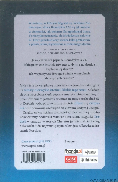 Moja wiara. BENEDYKT XVI