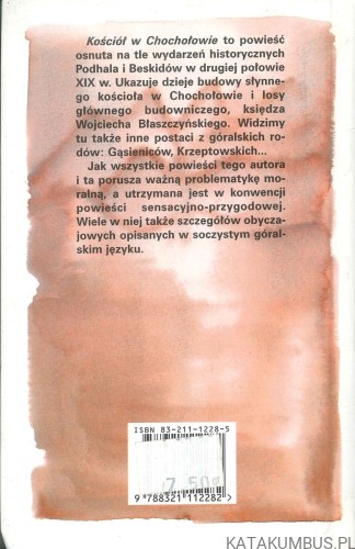 Kościół w Chochołowie. JAN DOBRACZYŃSKI