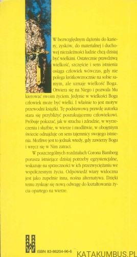 W Twojej wielkości jestem wielki. CORONA BAMBERG