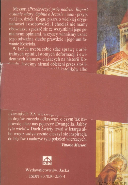 Czarne karty Kościoła. VITTORIO MESSORI