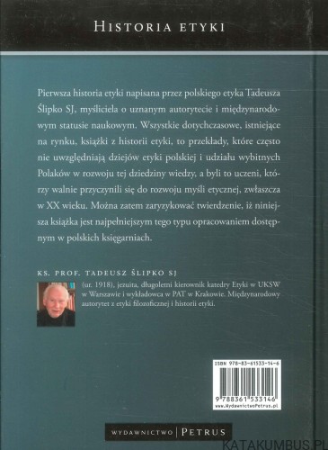 Historia etyki. TADEUSZ ŚLIPKO SJ
