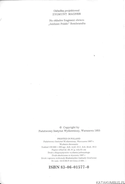 Pamiętniki. JAN CHRYZOSTOM PASEK