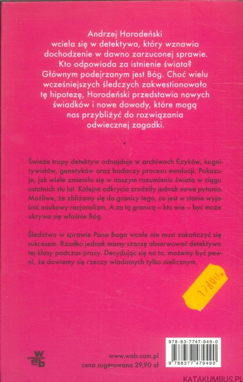 Śledztwo w sprawie Pana Boga. ANDRZEJ HORODEŃSKI