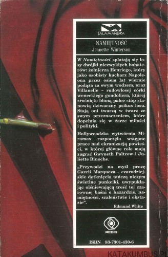 Namiętność. JEANETTE WINTERSON