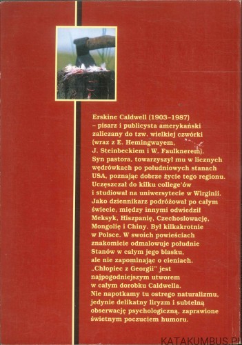 Chłopiec z Georgii. ERSKINE CALDWELL