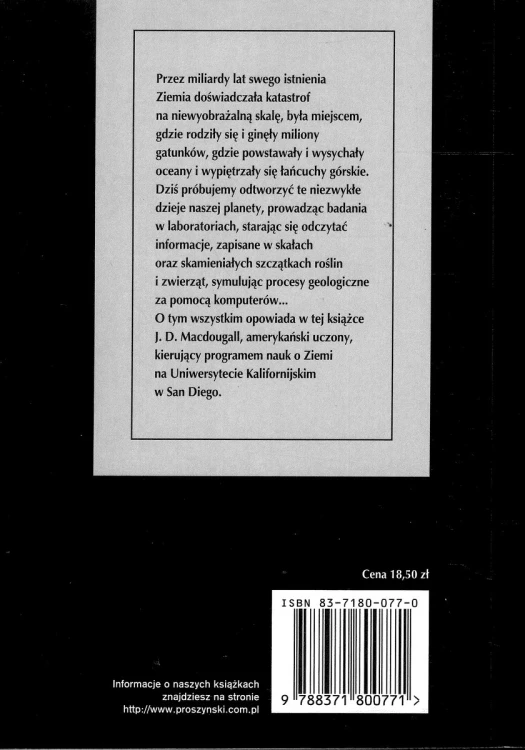 Krótka historia Ziemi. J. D. MACDOUGALL