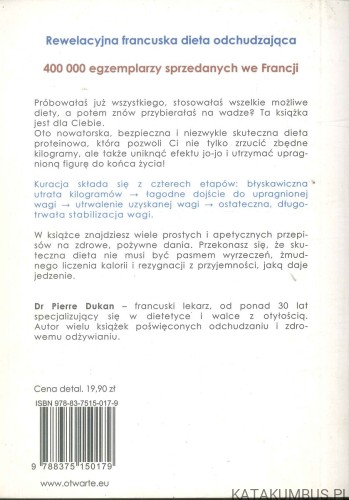 Nie potrafię schudnąć. PIERRE DUKAN