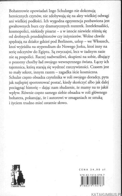 Komórka. INGO SCHULZE
