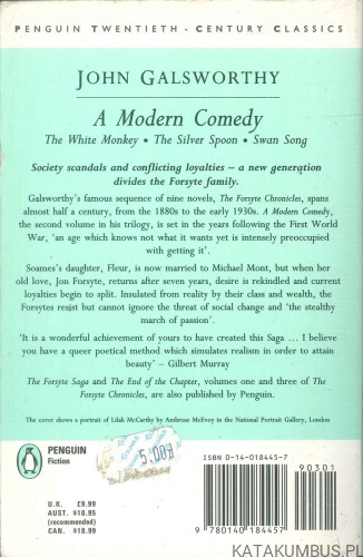 A Modern Comedy. The Forsyte Chronicles, Vol. 2. JOHN GALSWORTHY