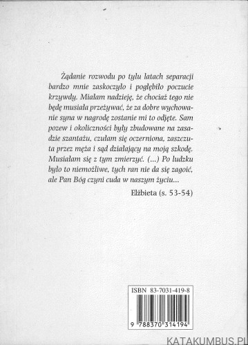 Rozwiedzeni do rozwiedzionych. Rekolekcje adwentowe. JAN PAŁYGA SAC