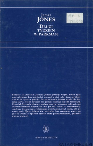 Długi tydzień w Parkman. JAMES JONES