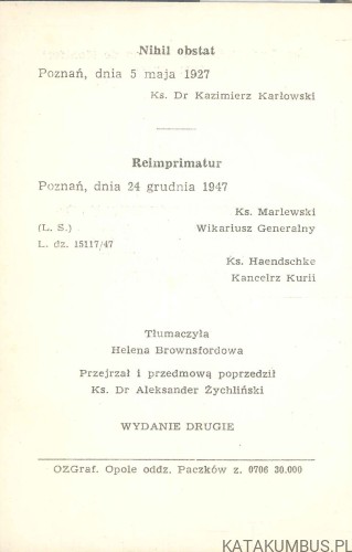 Traktat o doskonałym nabożeństwie do Najświętszej Maryi Panny. NIEZNANY