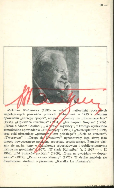 Ziele na kraterze. MELCHIOR WAŃKOWICZ
