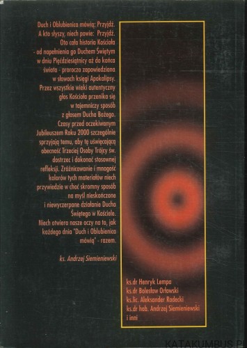 Duch i oblubienica. RED. ANDRZEJ IEMIENIEWSKI
