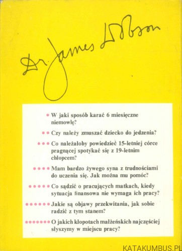 Rozmowy z rodzicami. JAMES DOBSON