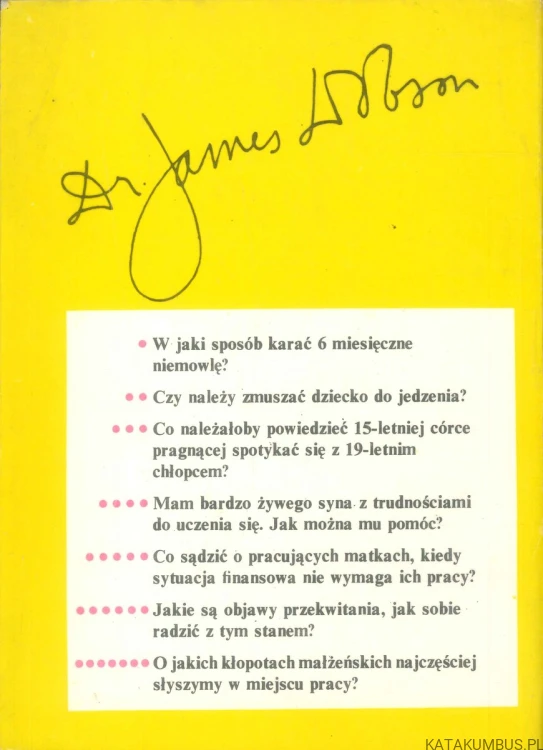 Rozmowy z rodzicami. JAMES DOBSON