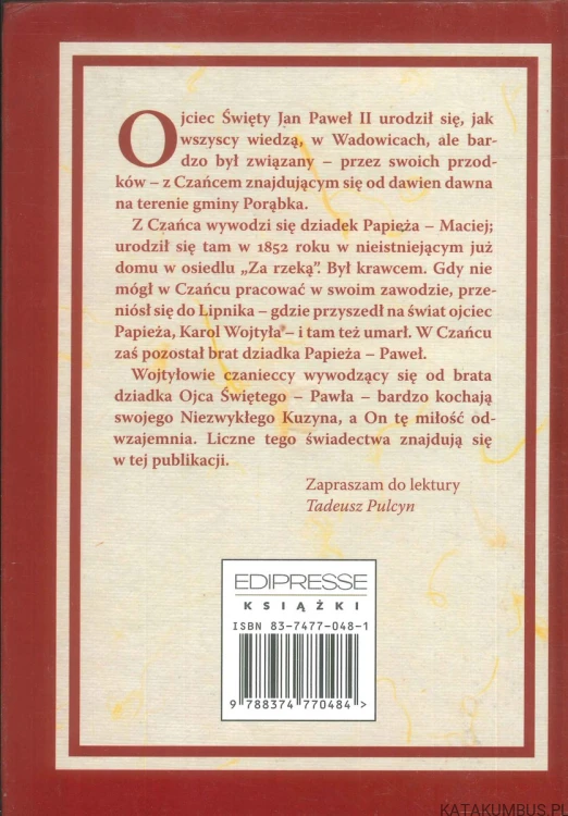 Wojtyłowie. Papieski ród. TADEUSZ PULCYN