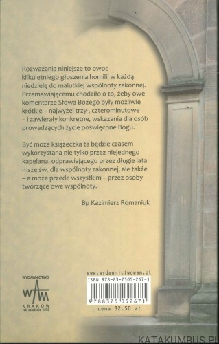 Do sióstr zakonnych w każdą niedzielę biblijnie i krótko. BP KAZIMIERZ ROMANIUK