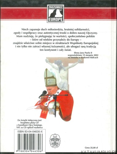 Europa drogą Kościoła. Jan Paweł II o Europie i europejskości. SŁAWOMIR SOWIŃSKI, RADOSŁAW ZENDEROWSKI