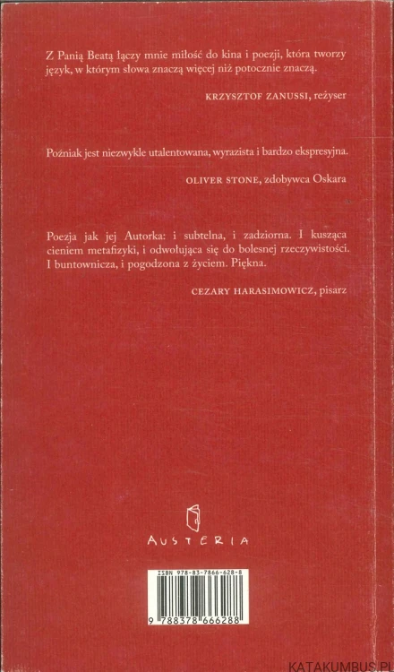 Poezja dyskordia. BEATA POŹNIAK