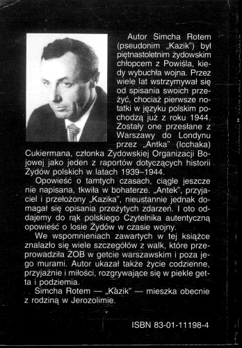 Kazik. Wspomnienia bojowca ŻOB. SIMCHA ROTEM