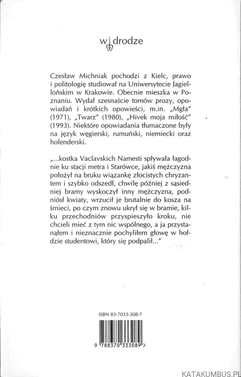 Czeska odyseja. CZESŁAW MICHNIAK