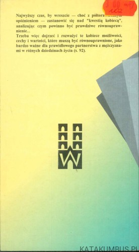 Feminizm zreformowany. KINGA WIŚNIEWSKA-ROSZKOWSKA