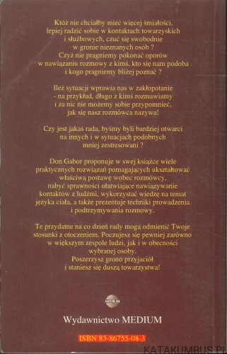 Jak zacząć rozmowę i zdobyć przyjaciół. DON GABOR