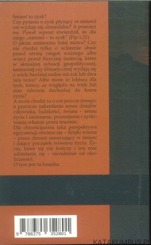 Umrzeć to zysk?. KS. FRANCISZEK BLACHNICKI