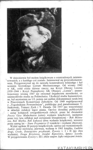 Cnoty i niecnoty. TADEUSZ ŻYCHIEWICZ