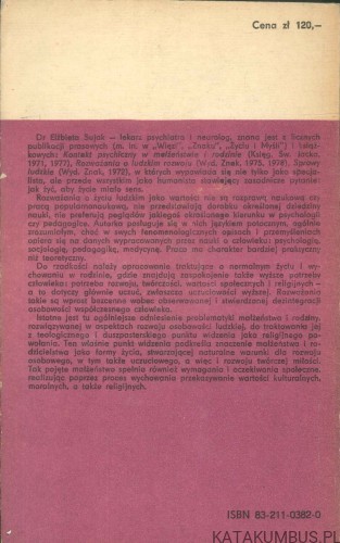 Życie jako zadanie. ELŻBIETA SUJAK