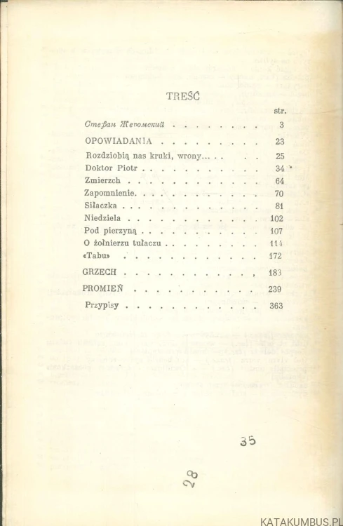 Utwory wybrane. STEFAN ŻEROMSKI
