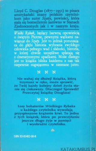 Wielki rybak. LLOYD C. DOUGLAS