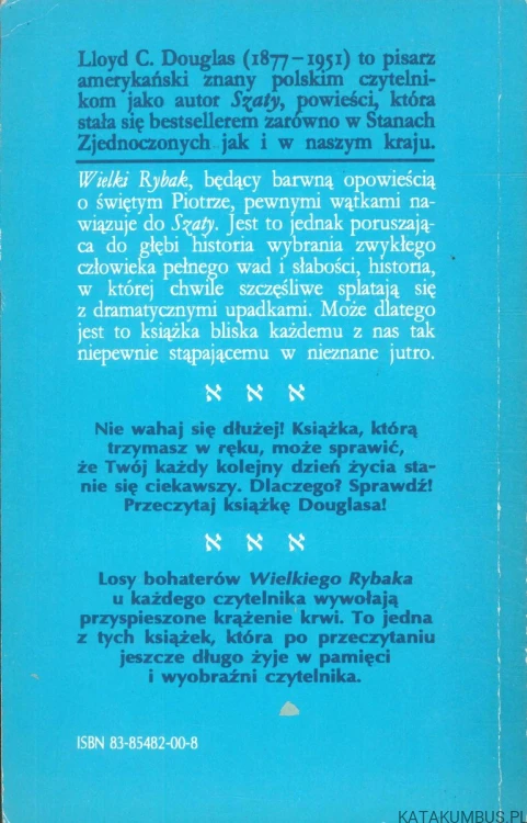 Wielki rybak. LLOYD C. DOUGLAS