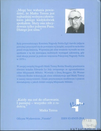 Matka Teresa. Kiedy modlitwa staje się życiem. REIDAR HUSEBY