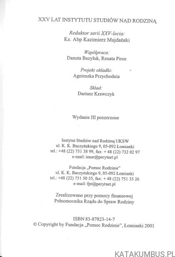 Wspólnota życia i miłości. KAZIMIERZ MAJDAŃSKI