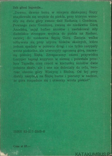 Ślęża. Śląski Olimp. Przewodnik. RYSZARD CHANAS
