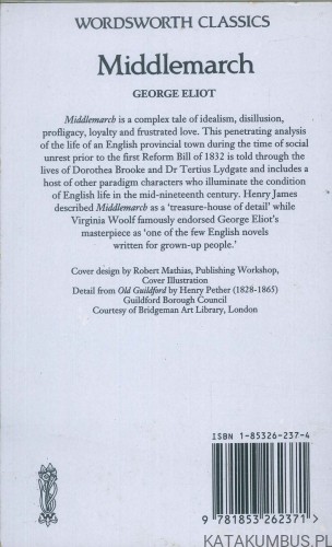 Middlemarch. GEORGE ELIOT