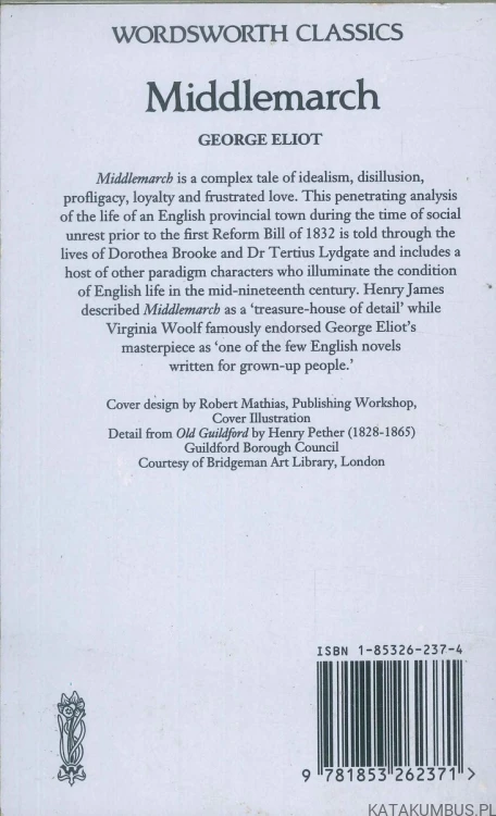 Middlemarch. GEORGE ELIOT