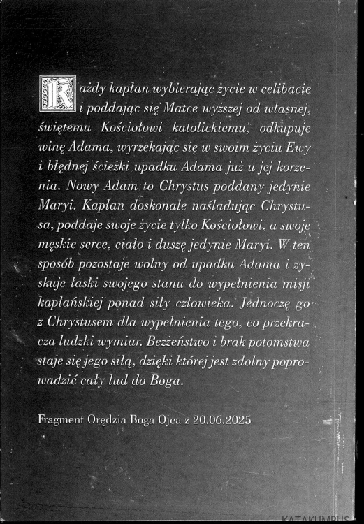 Płeć dar Boży. Godność kapłana. NIEZNANY