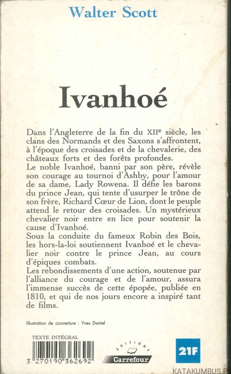 Ivanhoé   j.fran.. WALTER SCOTT