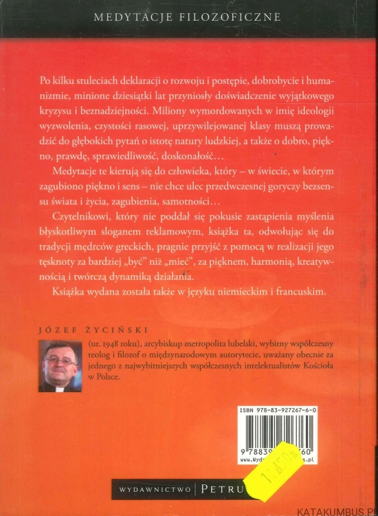 Medytacje filozoficzne. JÓZEF ŻYCIŃSKI