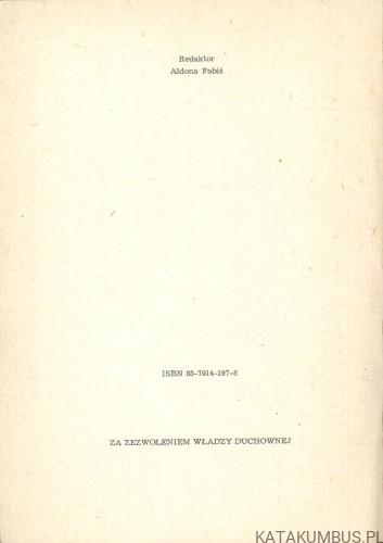 Miłosierdzie Boże w Starym Testamencie. KS. STANISŁAW TUŁODZIECKI