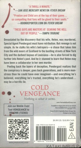 Cold vengeance. PRESTON & CHILD