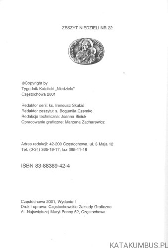 List apostolski Novo millennio ineunte. RED. IRENEUSZ KUBIŚ