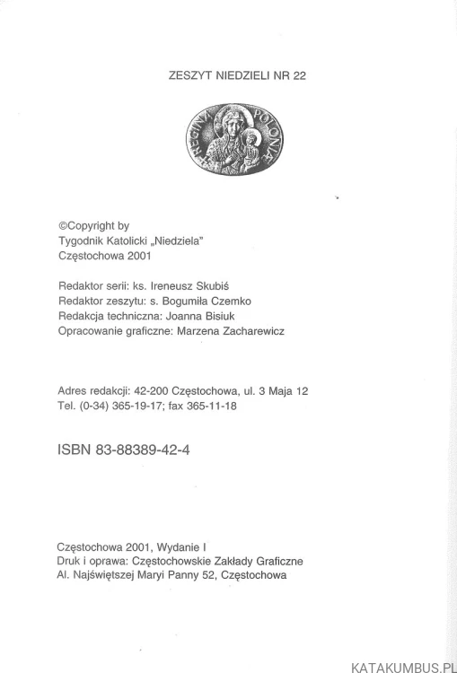 List apostolski Novo millennio ineunte. RED. IRENEUSZ KUBIŚ