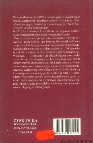 Mistycy i mistrzowie zen. THOMAS MERTON