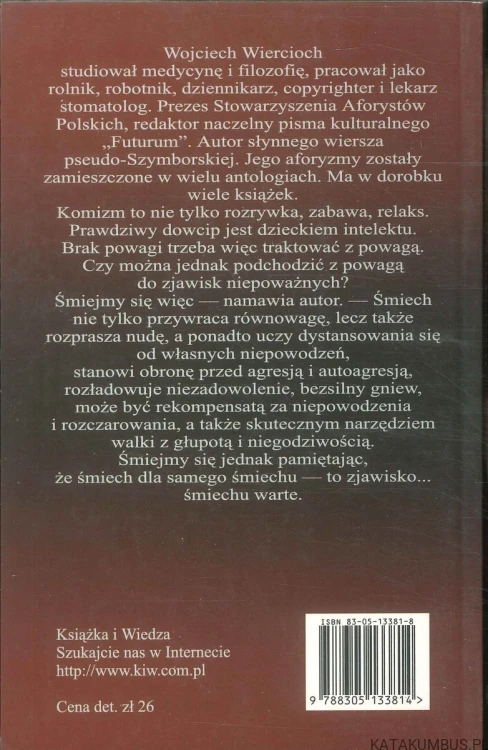 Księga anegdot. WOJCIECH WIERCIOCH